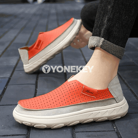 Dem alýan erkekler üçin gündelik loafers köwüşler, ýeňil we rahat