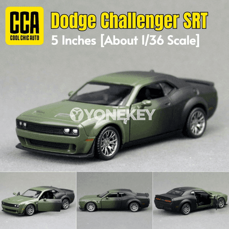 Dodge Challenger SRT Jailbreak metal model awtoulag, 1:36