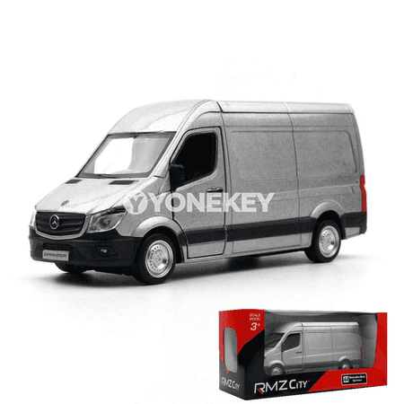 Mercedes-Benz Sprinter metal modeli, 1/36, çekilme görnüşli oýnawaç awtobus