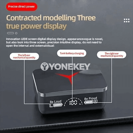 TWS M90 simsiz Bluetooth nauşnik, oýun we gündelik ulanyş üçin