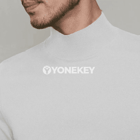 Erkekler üçin ýyly ýeňil trikotaž golfly switer, güýz-gyş üçin