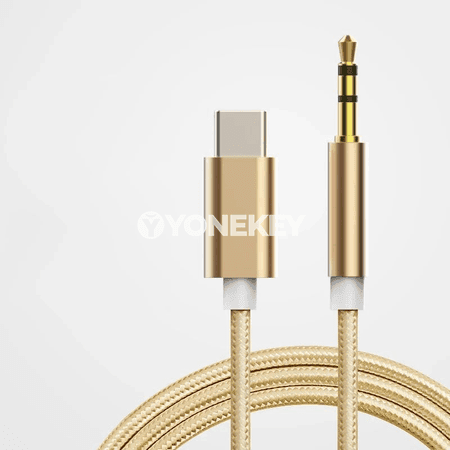 Type-C den 3,5 mm AUX audio adapter kabeli, 1,5 m