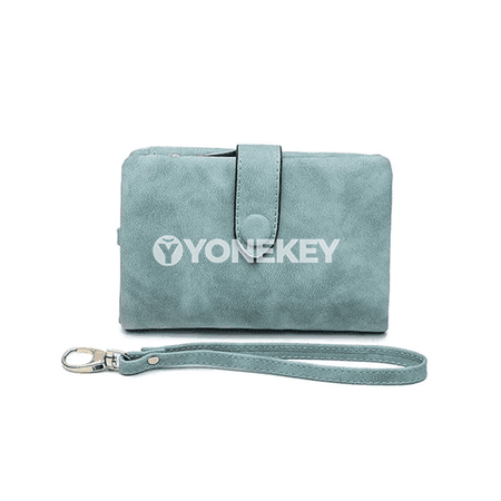 Zenanlar üçin döwrebap tri-fold pul gapjygy, telefonly kiçi sumka