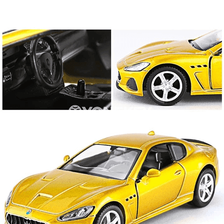 1:36 Maserati GranTurismo MC metal modeli, yza çekilýän oýunjak awtoulag