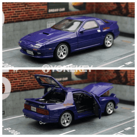 1:32 Mazda RX-7 metal model awtoulag, sesli we ýagtylykly