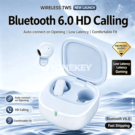 Kwadrat görnüşli simsiz Bluetooth nauşnikler, güýçli basly sport modeli