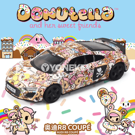 TOKIDOKI 1:36 metal awtoulag modeli, kolleksiýa üçin