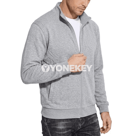 Erkekler üçin zipli ýyly sport bluzkasy — güýz-ýaz üçin ýeňil model
