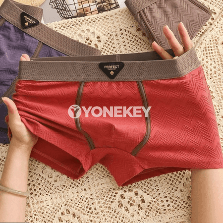 Erkekler üçin dem alýan pagta bokser içki balaklar, 1 paket