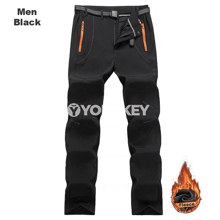 Erkekler üçin ýyly fleece ýöriş balagy, suw geçirmeýän, ýel geçirmeýän