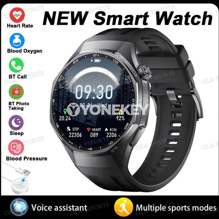 Hw12 GPS AMOLED akylly sagat, saglyk gözegçiligi we jaň goldawy