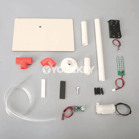 Çagalar üçin awtomatiki suwarmak ulgamynyň DIY ylmy modeli
