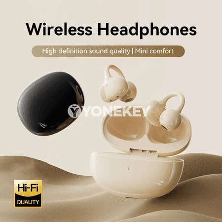 Bluetooth gulak dakylyp geýilýän sport nauşnikler, mikrofonly, 18 sagat batareýa