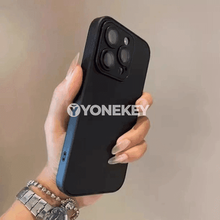 iPhone 11-16 Pro Max üçin matte kämil goragly silikon gapak