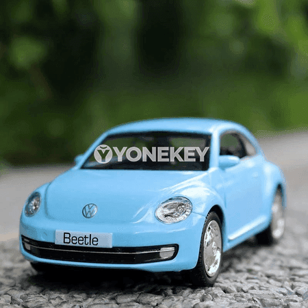 Volkswagen New Beetle 1:36 metal model awtoulag oýunjak
