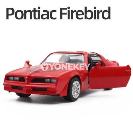Pontiac Firebird 1:36 klassik diecast model awtoulag, çekimli