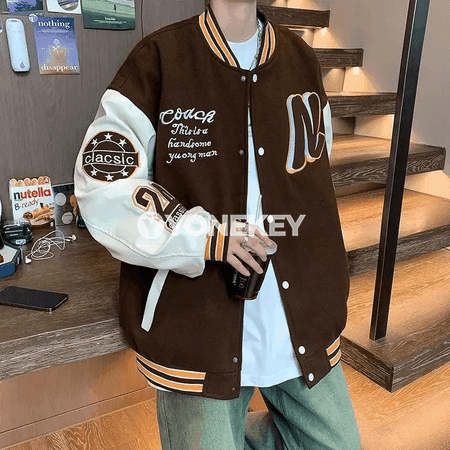 Erkekler üçin gündelik jaket — nagyşly, ýeňil, köptaraply