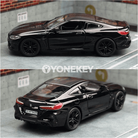 BMW M8 Competition 1:38 diecast model awtoulagy, çagalar üçin sowgat