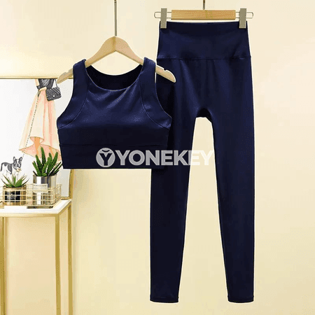 Zenanlar üçin professional yoga kostýum toplumy, 2 bölek sport eşigi