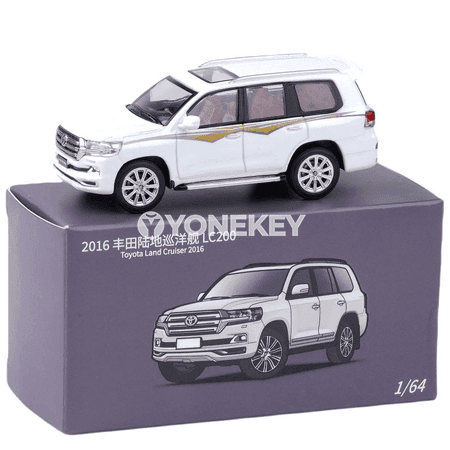 Toyota Land Cruiser LC200 1:64 metal model awtoulag — premium SUV