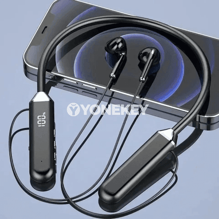 Suw geçirmeýän Bluetooth nauşnik, mikrofonly, boýunly stereо headset