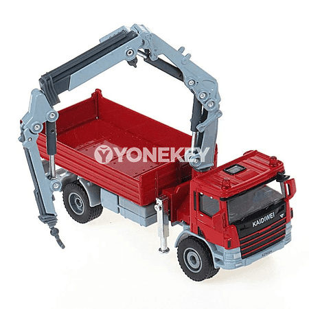 1:50 kranly ýük maşyny diecast metal model oýunjak