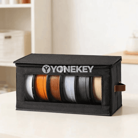 3D printer filamentleri üçin saklaýjy guty we haltasy