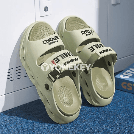 Erkekler üçin rahat EVA sandallar, süýşmeýän ýeňil clogs