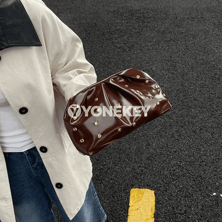 Zenanlar üçin ýönekeý döwrebap clutch sumka, PU deri