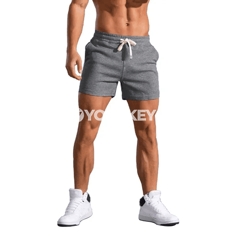 Erkekler üçin ýeňil sport şortikleri, ylgaw we fitnes üçin