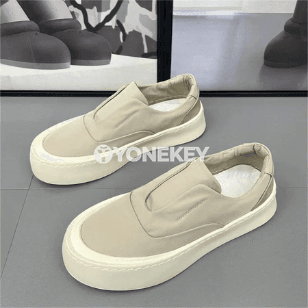 Erkekler üçin rahat slip-on gündelik platforma krasowkalar