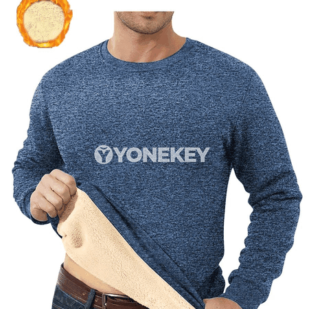 Erkekler üçin ýyly lamb fleece beýik boýunly gyş puloweri