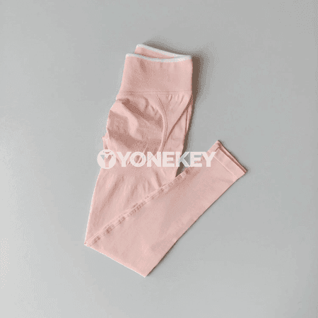 Aýal-gyzlar üçin belden ýokary seamless ýoga leggins, ýokary elastik