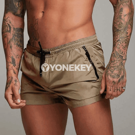 Erkekler üçin ýeňil sport şorty, tomusky gündelik modeller