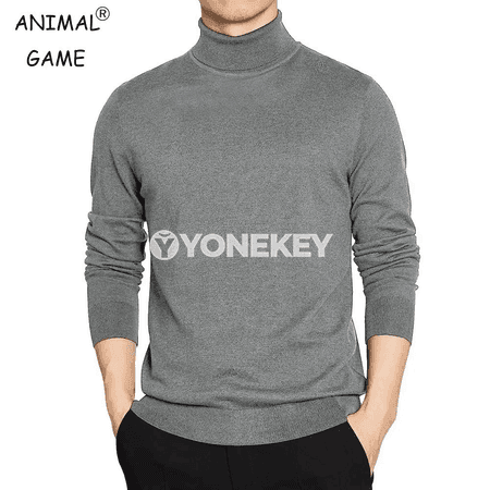 Erkekler üçin ýyly balakly golly switer, ýokary boýunly, gündelik geýim