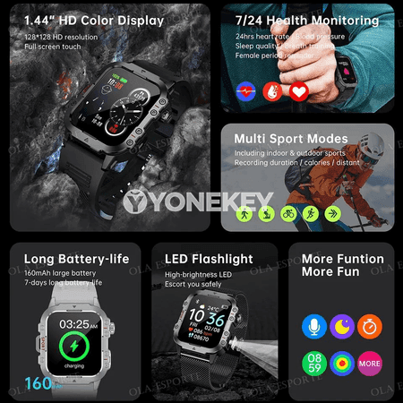 HW12 akylly sagat, 2.01" AMOLED, GPS, Bluetooth jaň, 10ATM