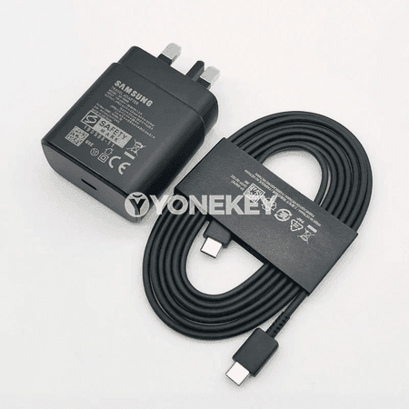 Samsung 45W UK kuwwatly çalt zarýad beriji Type-C adapter