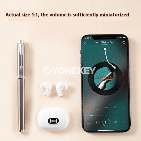 Pro 9S TWS Bluetooth gulaklyklar, LED displeýli, mikrofonly