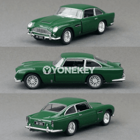 1:43 Aston Martin DB5 metal modeli, yza çekilýän klassiki awtoulag