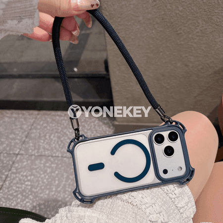 iPhone üçin boýundan asylýan magnitli açyk kover