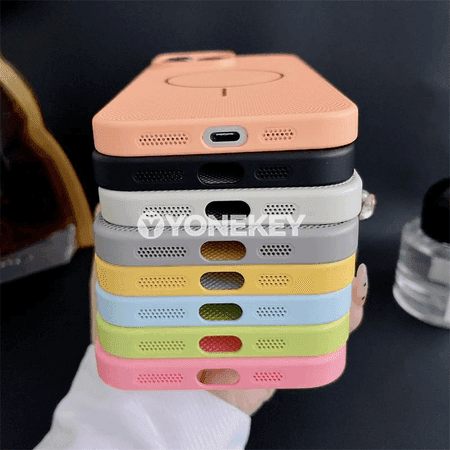 iPhone üçin magnitli ýylylygy ýaýradyjy ýeňil gorag gapak