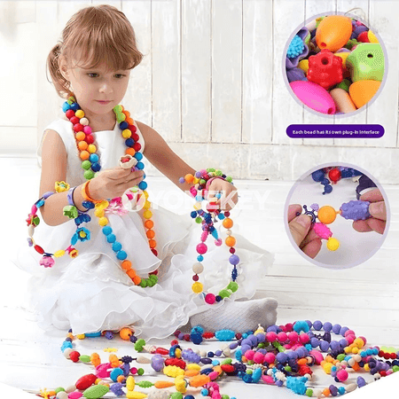 Çagalar üçin DIY boncukly şaý-sep taýýarlama toplumy, sowgat üçin ajaýyp