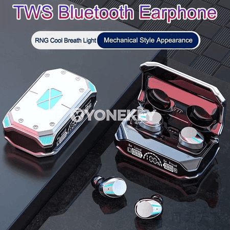 TWS M41 simsiz Bluetooth gulaklyklar, LED displeýli