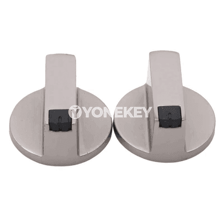 Gaz peçi üçin metal dolandyryş düwmesi 2 sany, uniwersal adapter