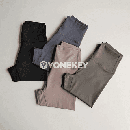 Zenanlar üçin ýokary elastikli sport leggins, ýokary bil, ýoga we fitnes üçin