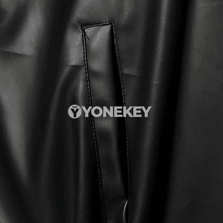 Zenanlar üçin gara ýeňil jaket, uzyn ýeňli, şäher stili