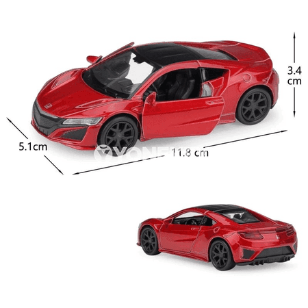 Honda Acura NSX 1:36 metal miniatýura ulagly modeli