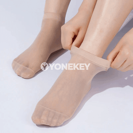 10 jübüt slipiýen garşylykly inçe görünmeýän aýal joraplary