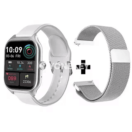 2.01 dýuým akylly sagat, Bluetooth jaň, sport rejesimleri, suw geçirmeýän