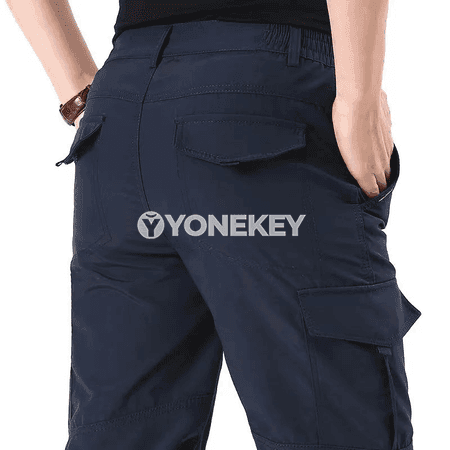 Erkekler üçin kamuflýajly kargo balaklar, köp jüýpli, rahat stil